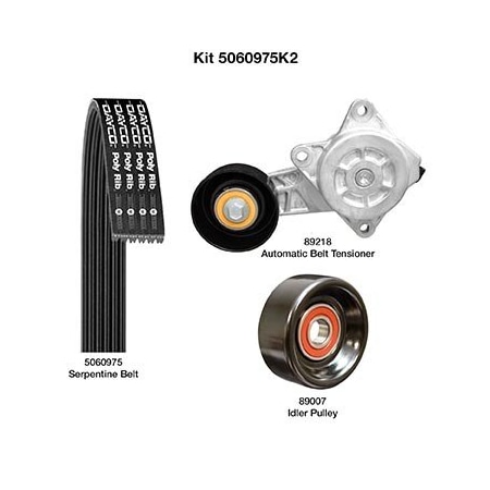 Dayco 95-99 Ford Lincoln Fead Kits, 5060975K2 5060975K2